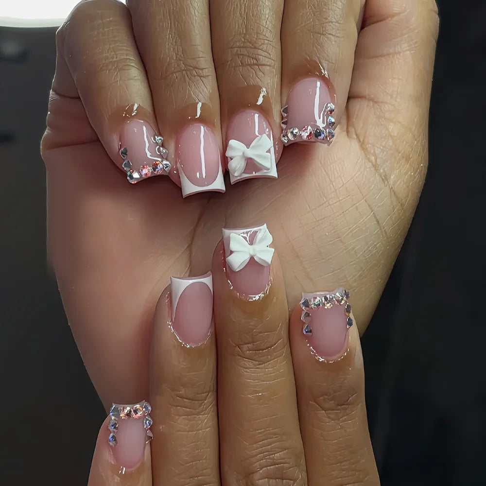 Delilah White Press On Nails