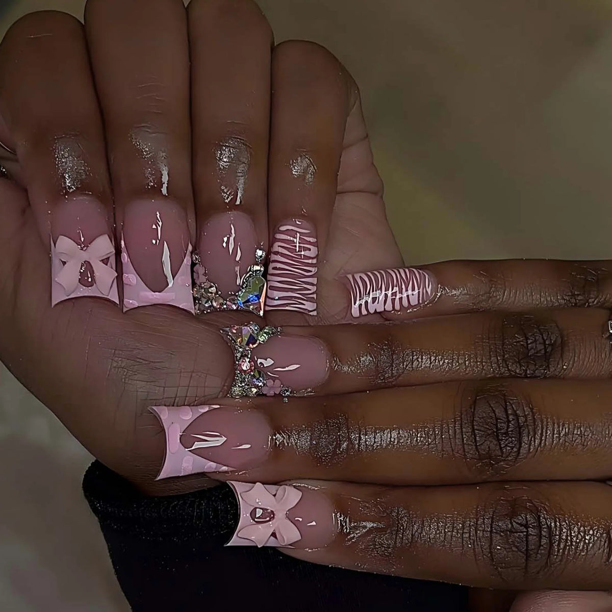 Aspen Pink Press On Nails