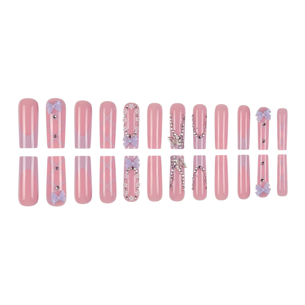 Luna Lilac Press On Nails