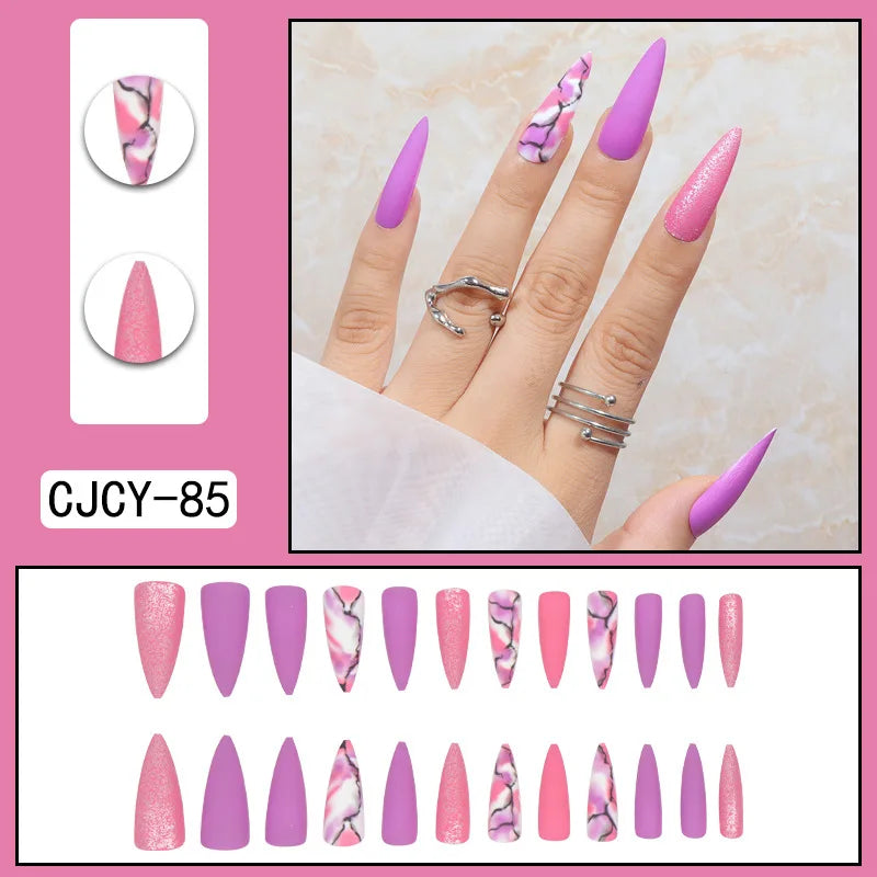 Blossom Lilac Press On Nails