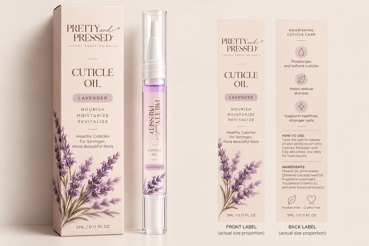 Lavender Cuticle Oil Pen – Nourishing Nail & Cuticle Care, 5ml