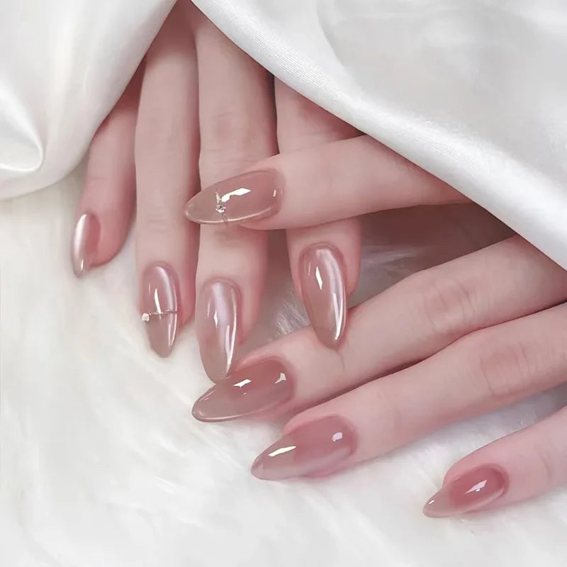Abigail Nude Press On Nails