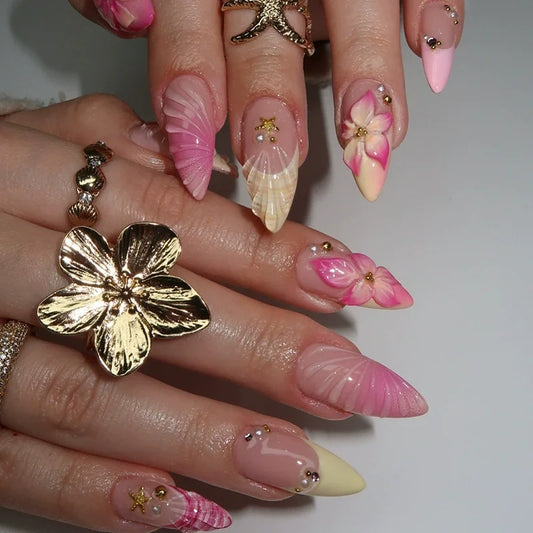Andrea Pink Press On Nails