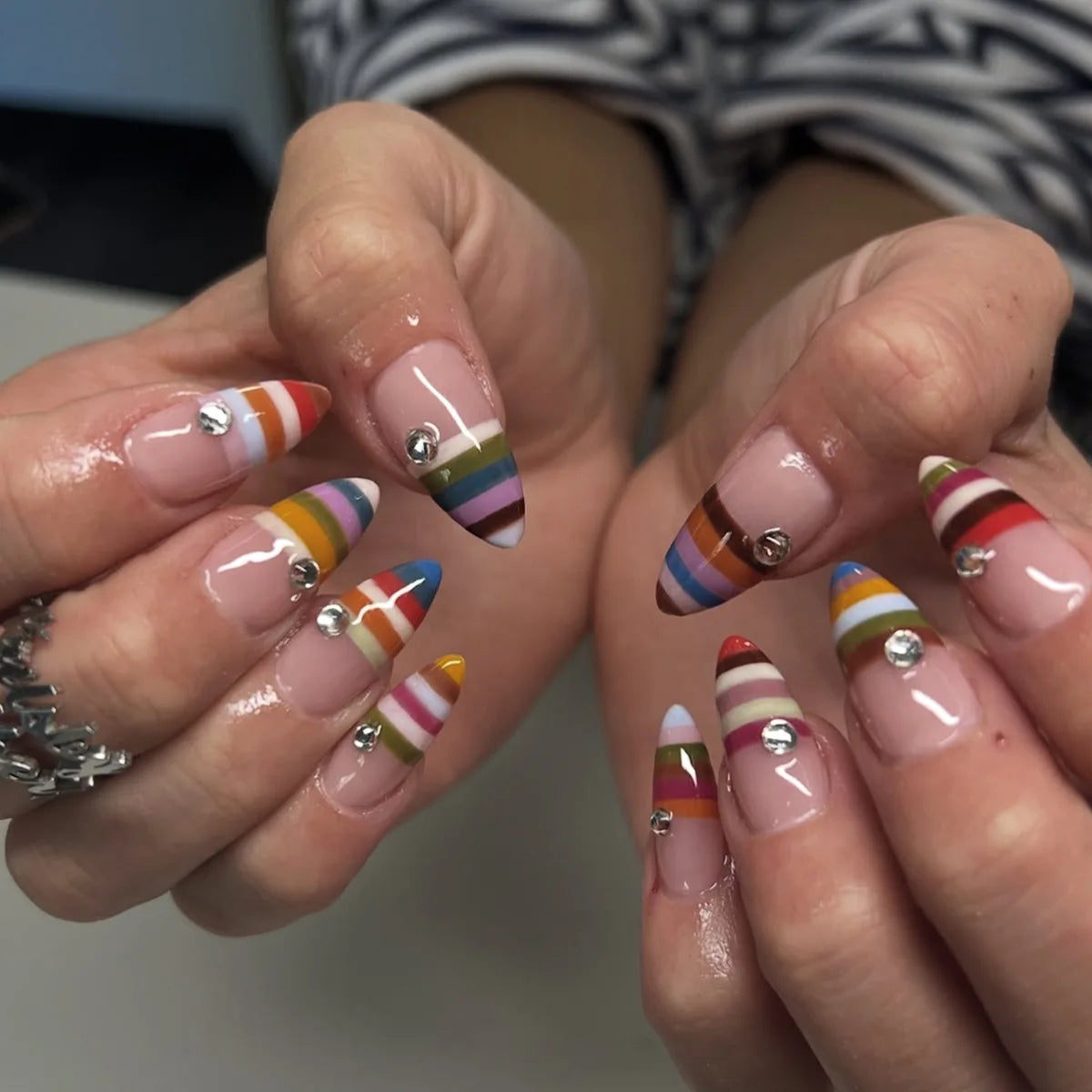 Penelope Rainbow Press On Nails