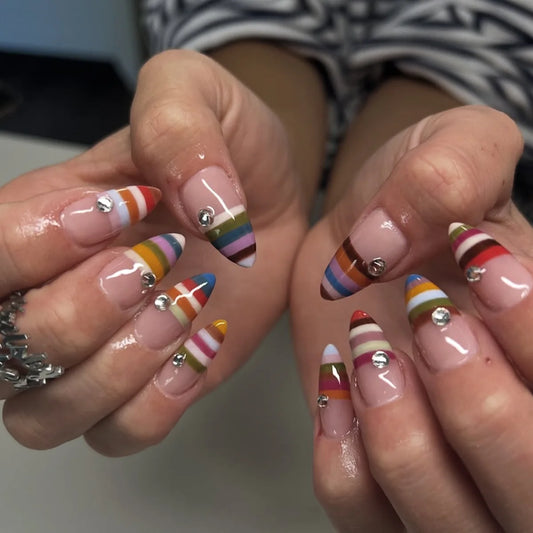 Penelope Rainbow Press On Nails