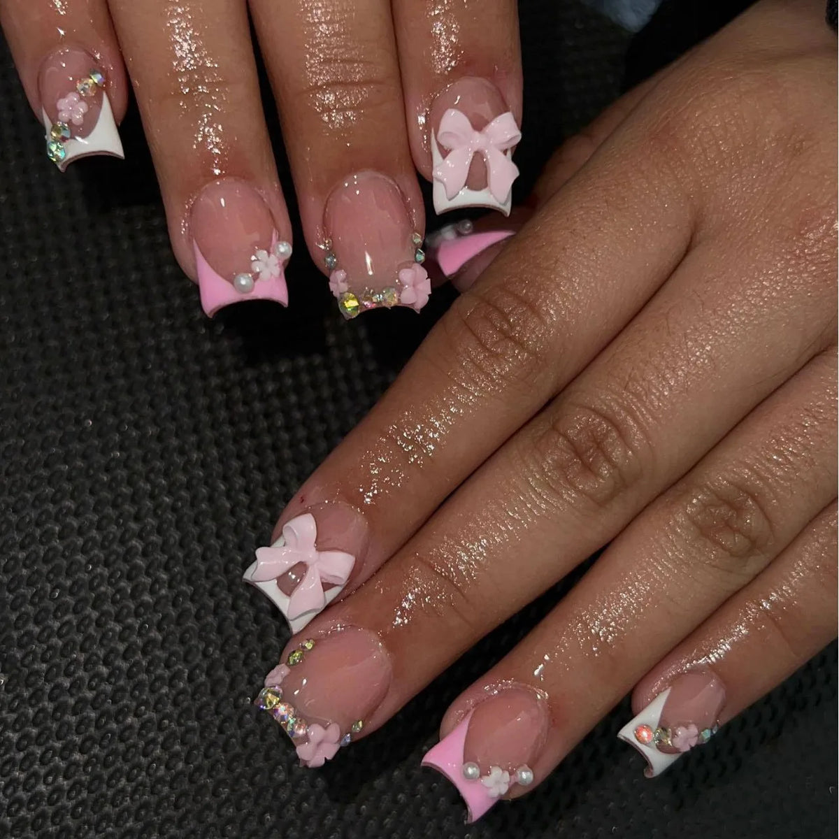 Autumn Pink Press On Nails
