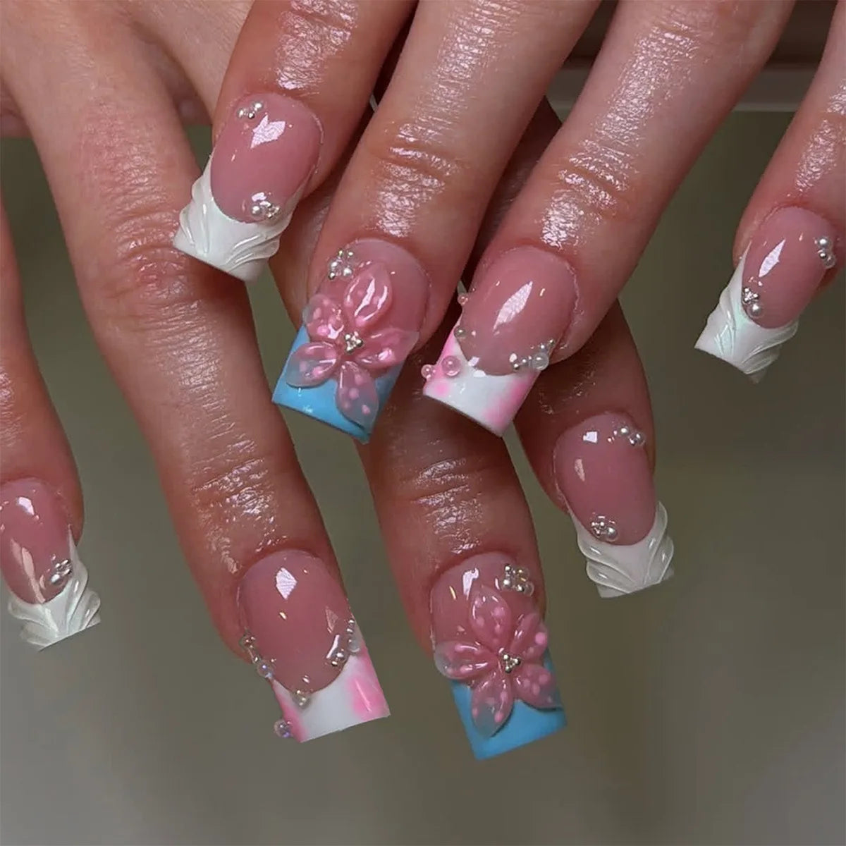 Layla Blue Press On Nails