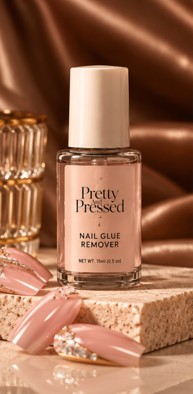 Pretty and Pressed nail glue remover for gentle press-on nail removal