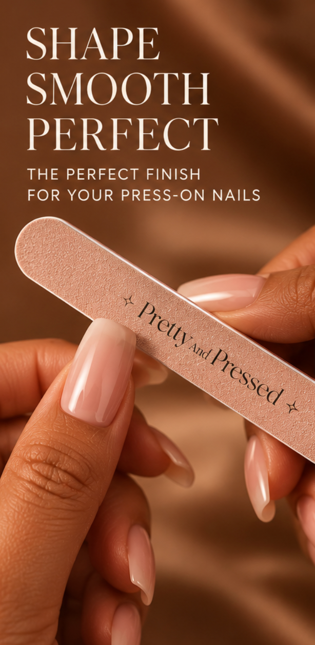Pretty and Pressed nail file, alternate view